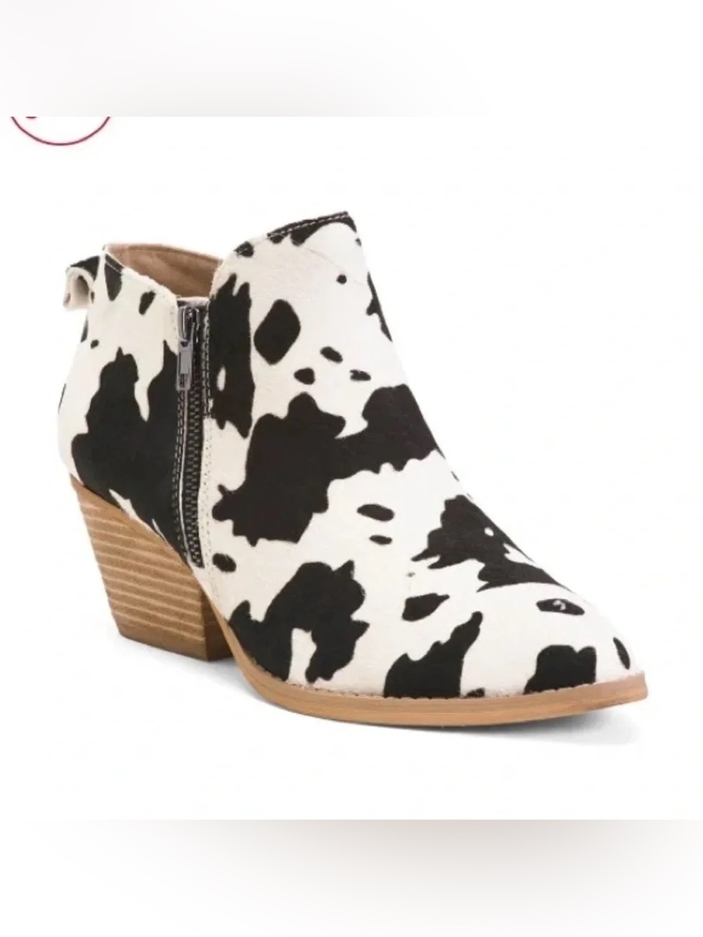 VOLATILE | Leather And Haircalf Gracemont Ankle Booties Size 8